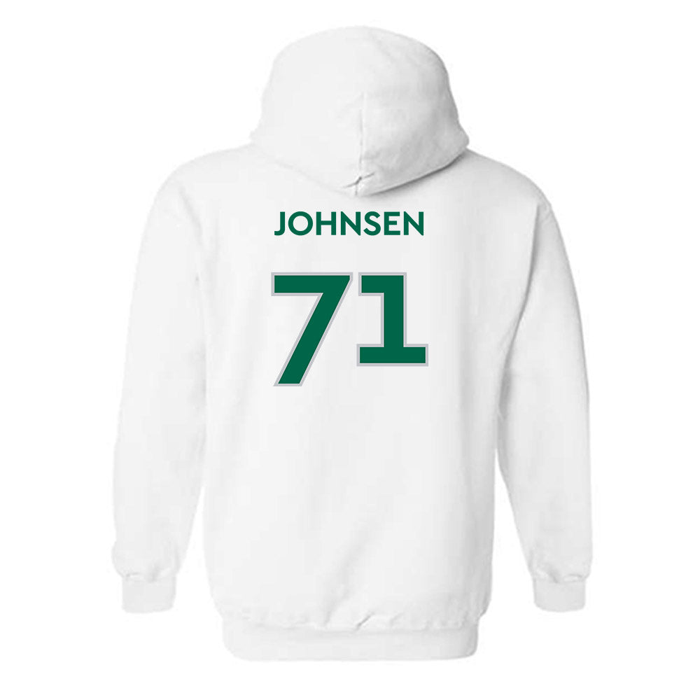 Illinois Wesleyan - NCAA Football : Luke Johnsen - Classic Shersey Hooded Sweatshirt-1