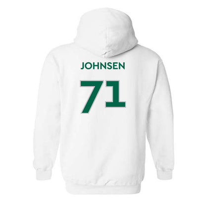 Illinois Wesleyan - NCAA Football : Luke Johnsen - Classic Shersey Hooded Sweatshirt-1