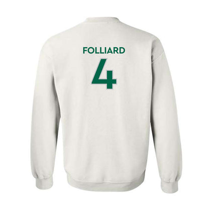 Illinois Wesleyan - NCAA Football : Connor Folliard - Classic Shersey Crewneck Sweatshirt-1