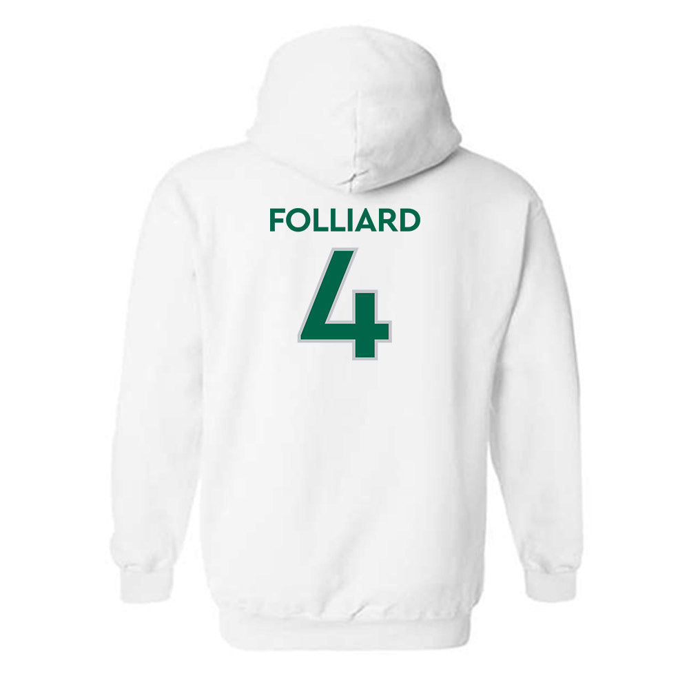Illinois Wesleyan - NCAA Football : Connor Folliard - Classic Shersey Hooded Sweatshirt-1