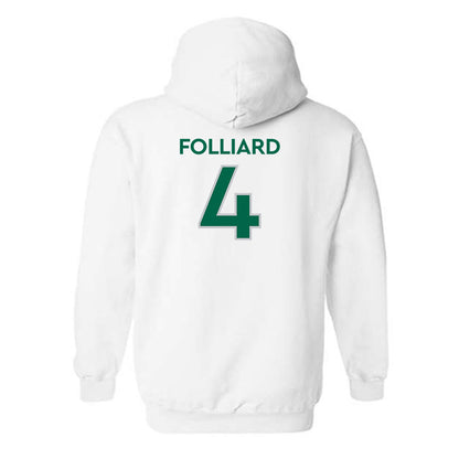 Illinois Wesleyan - NCAA Football : Connor Folliard - Classic Shersey Hooded Sweatshirt-1