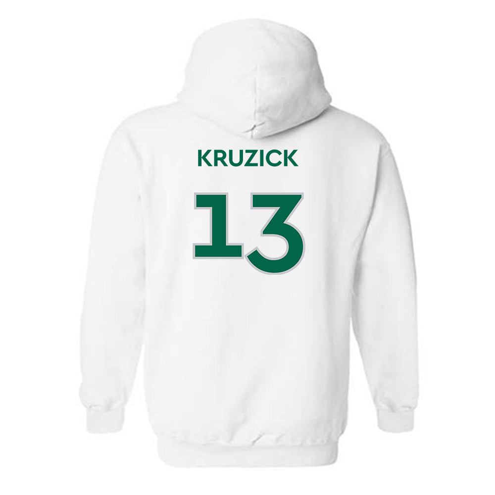 Illinois Wesleyan - NCAA Football : GB Kruzick - Classic Shersey Hooded Sweatshirt-1