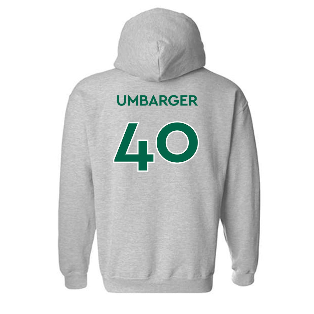 Illinois Wesleyan - NCAA Football : Ryan Umbarger - Classic Shersey Hooded Sweatshirt-1