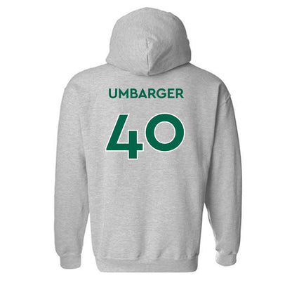 Illinois Wesleyan - NCAA Football : Ryan Umbarger - Classic Shersey Hooded Sweatshirt-1