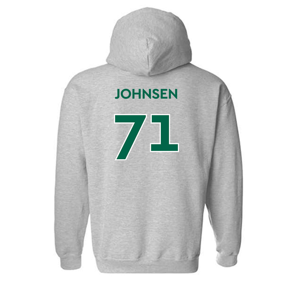Illinois Wesleyan - NCAA Football : Luke Johnsen - Classic Shersey Hooded Sweatshirt-1