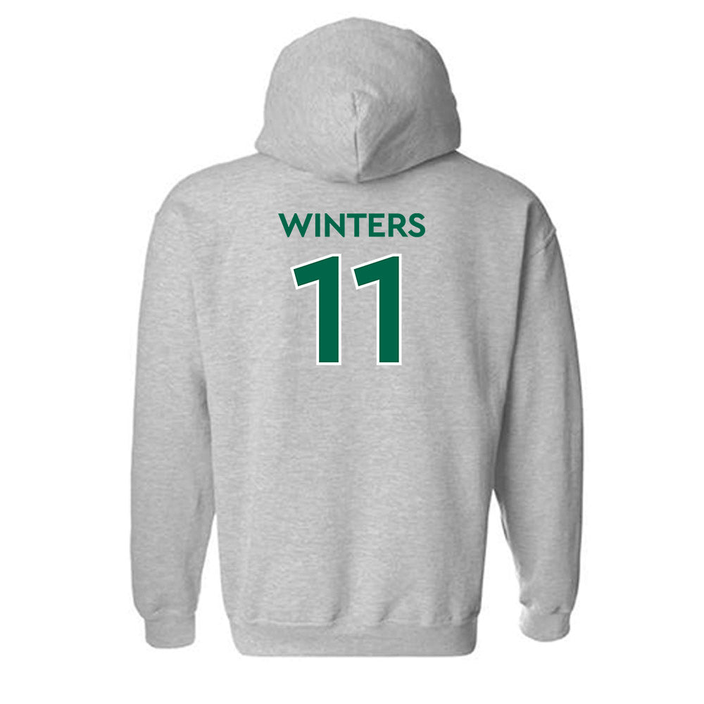 Illinois Wesleyan - NCAA Football : Deon Winters - Classic Shersey Hooded Sweatshirt-1
