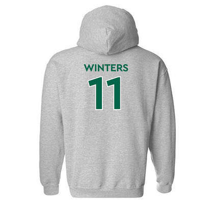 Illinois Wesleyan - NCAA Football : Deon Winters - Classic Shersey Hooded Sweatshirt-1