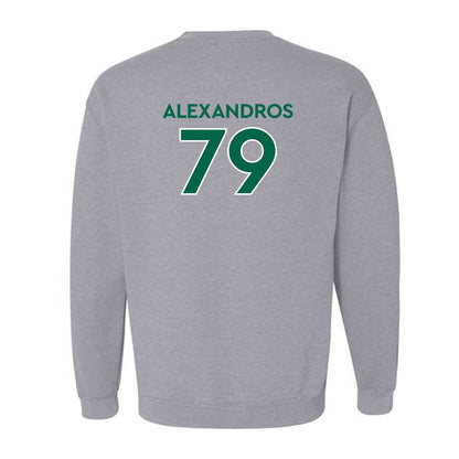 Illinois Wesleyan - NCAA Football : Christos Alexandros - Classic Shersey Crewneck Sweatshirt-1
