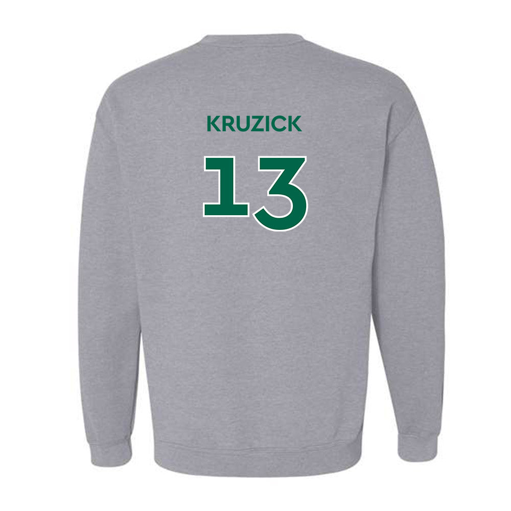 Illinois Wesleyan - NCAA Football : GB Kruzick - Classic Shersey Crewneck Sweatshirt-1