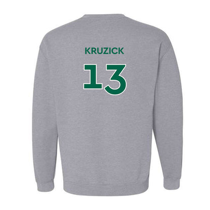 Illinois Wesleyan - NCAA Football : GB Kruzick - Classic Shersey Crewneck Sweatshirt-1