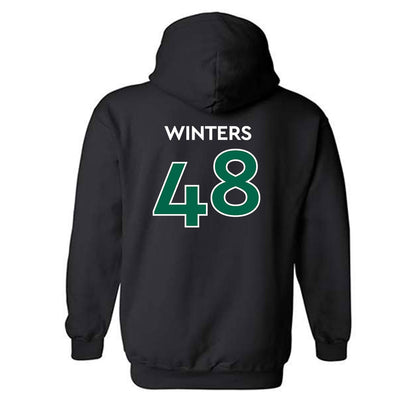 Illinois Wesleyan - NCAA Football : Deon Winters - Classic Shersey Hooded Sweatshirt-1