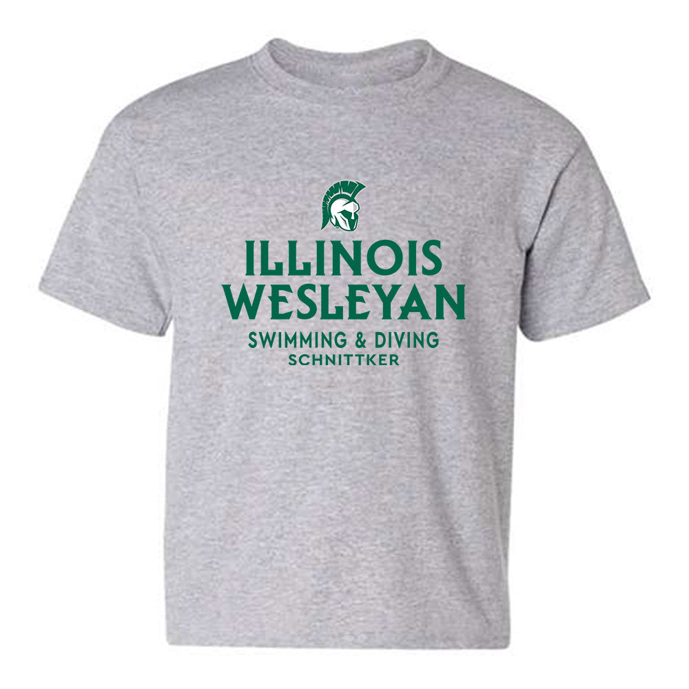 Illinois Wesleyan - NCAA Women's Swimming & Diving : Abigail Schnittker - Classic Fashion Shersey Youth T-Shirt-0