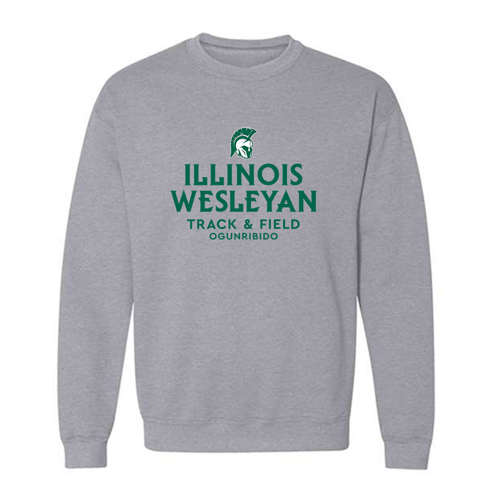 Illinois Wesleyan - NCAA Women's Track & Field : Imani Ogunribido - Classic Fashion Shersey Crewneck Sweatshirt-0