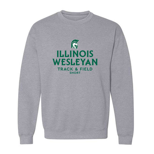 Illinois Wesleyan - NCAA Women's Track & Field : Mallory Short - Classic Fashion Shersey Crewneck Sweatshirt-0