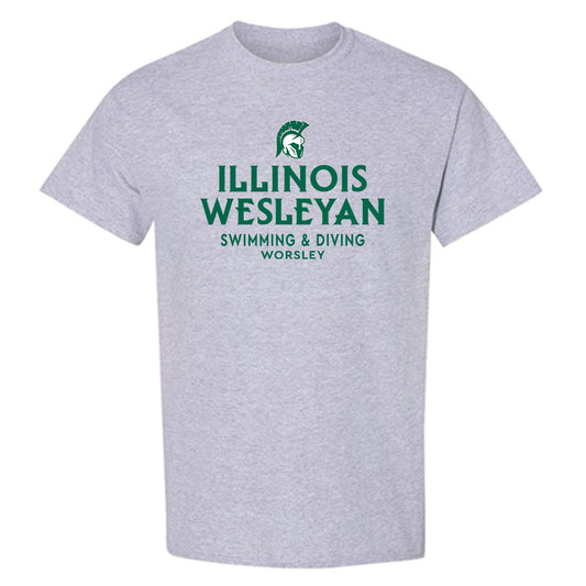 Illinois Wesleyan - NCAA Women's Swimming & Diving : Sarah Worsley - Classic Fashion Shersey T-Shirt-0