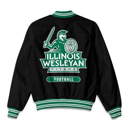 Illinois Wesleyan - NCAA Football : Max Rohr - Bomber Jacket-1