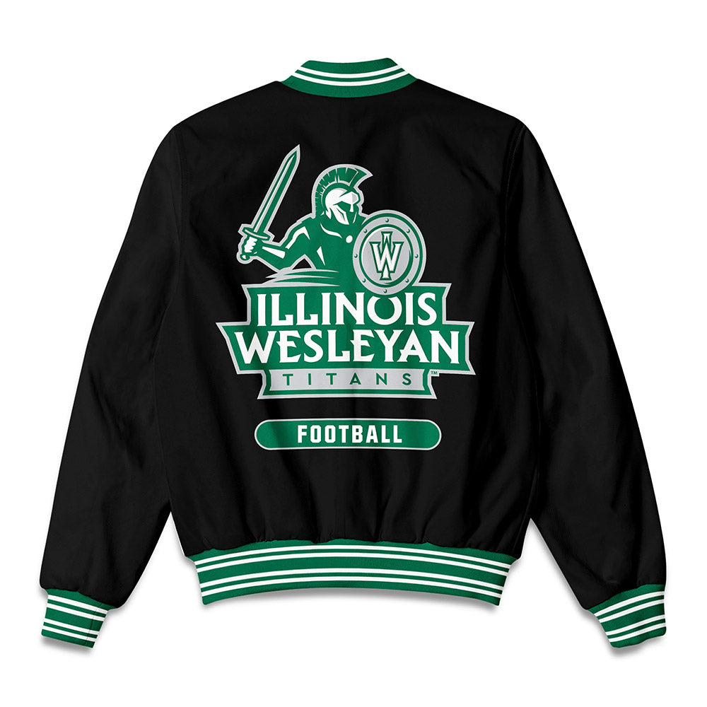 Illinois Wesleyan - NCAA Football : Ryan Umbarger - Bomber Jacket-1