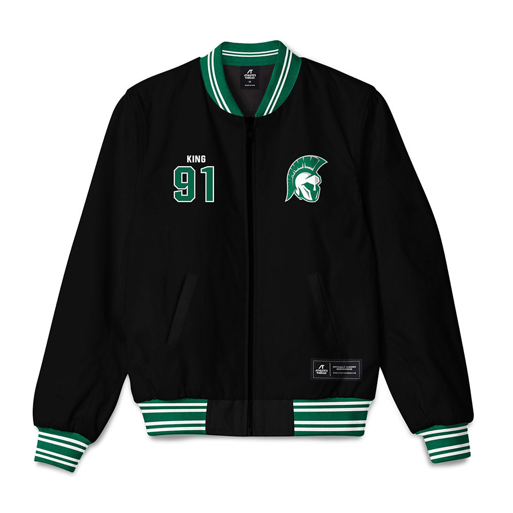 Illinois Wesleyan - NCAA Football : Anaijs King - Bomber Jacket-0