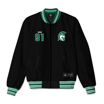 Illinois Wesleyan - NCAA Football : Anaijs King - Bomber Jacket-0