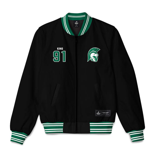 Illinois Wesleyan - NCAA Football : Anaijs King - Bomber Jacket-0