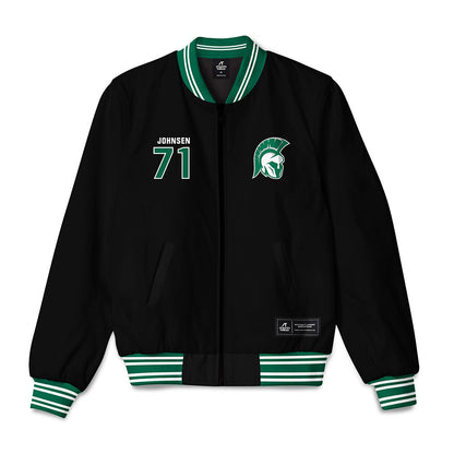 Illinois Wesleyan - NCAA Football : Luke Johnsen - Bomber Jacket-0