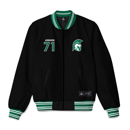 Illinois Wesleyan - NCAA Football : Luke Johnsen - Bomber Jacket-0