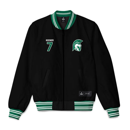 Illinois Wesleyan - NCAA Baseball : Ryan Keener - Bomber Jacket-0