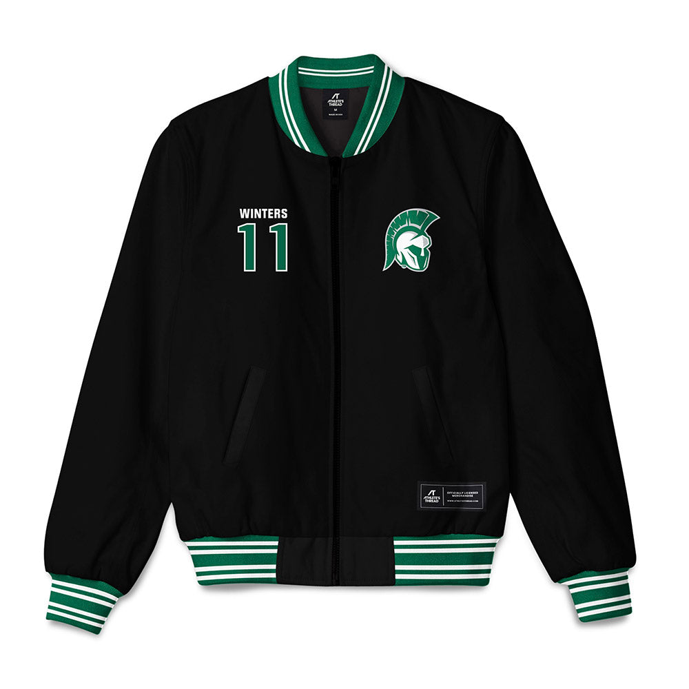 Illinois Wesleyan - NCAA Football : Deon Winters - Bomber Jacket-0