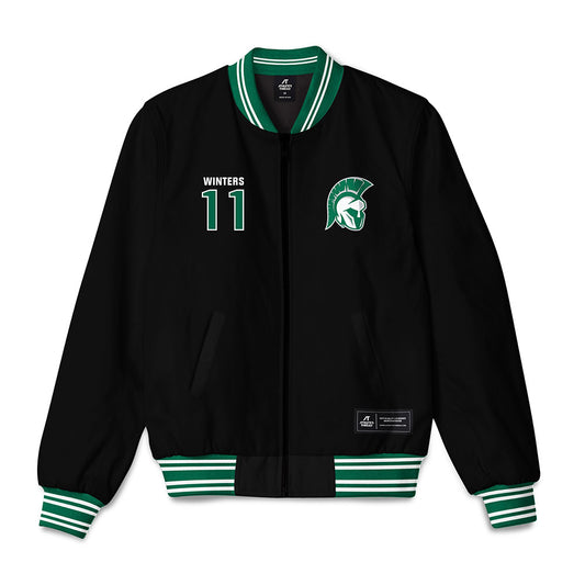 Illinois Wesleyan - NCAA Football : Deon Winters - Bomber Jacket-0