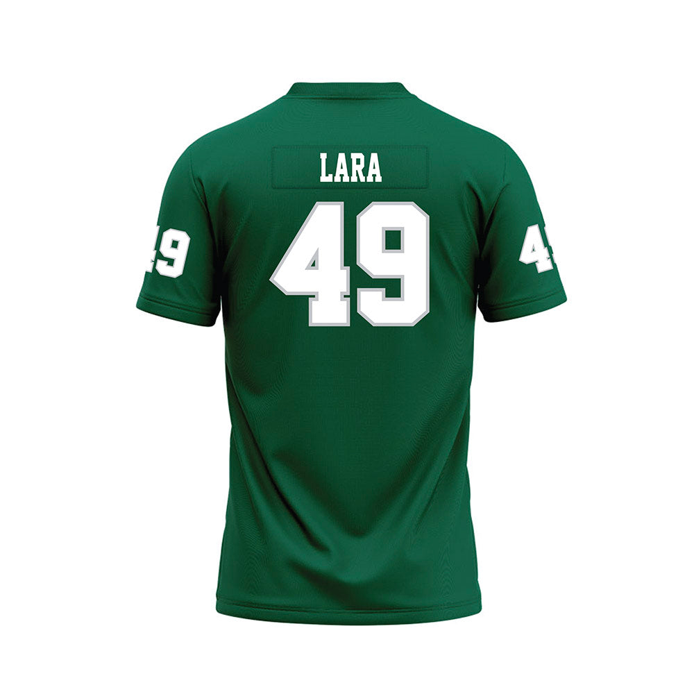 Illinois Wesleyan - NCAA Football : Ricardo Lara - Green Premium Football Jersey-1