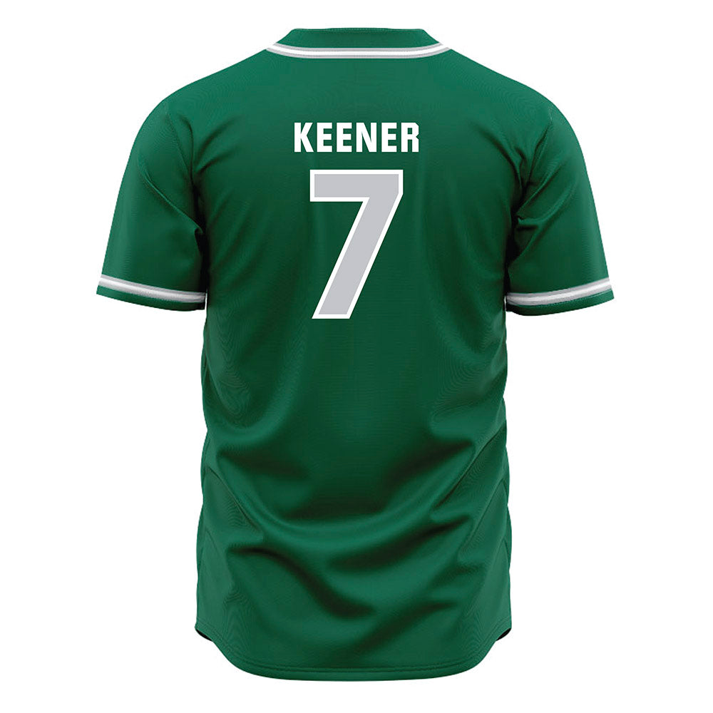 Illinois Wesleyan - NCAA Baseball : Ryan Keener - Green Jersey-1