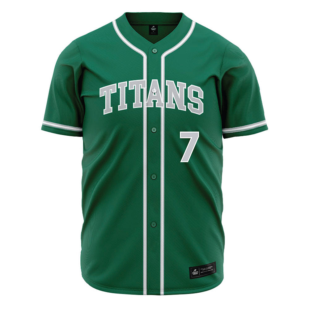 Illinois Wesleyan - NCAA Baseball : Ryan Keener - Green Jersey-0