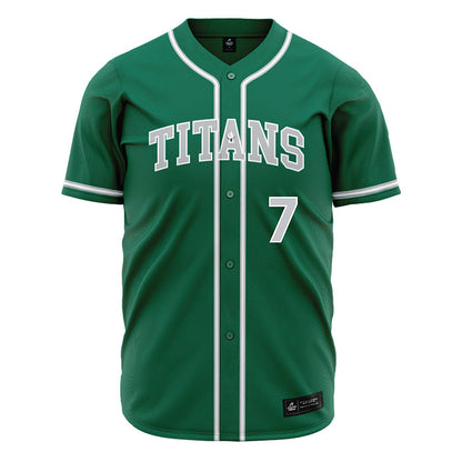 Illinois Wesleyan - NCAA Baseball : Ryan Keener - Green Jersey-0