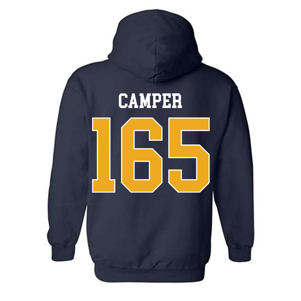 UTC - NCAA Wrestling : Tavian Camper - Classic Shersey Hooded Sweatshirt-1