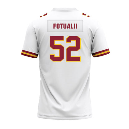 Iowa State - NCAA Football : Kingston Fotualii - White Premium Football Jersey-1