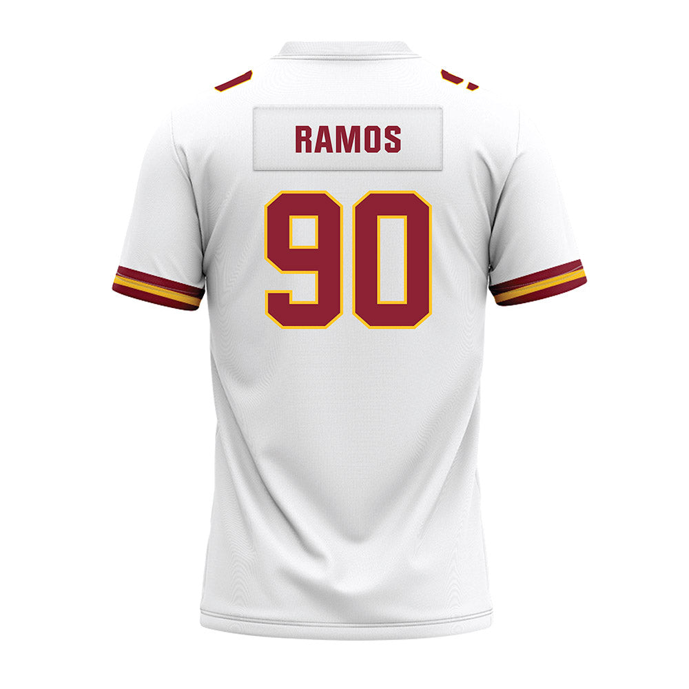 Iowa State - NCAA Football : Jareb Ramos - White Premium Football Jersey-1