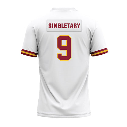 Iowa State - NCAA Football : Jaheim Singletary - White Premium Football Jersey-1
