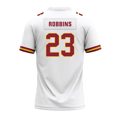 Iowa State - NCAA Football : Carson Robbins - White Premium Football Jersey