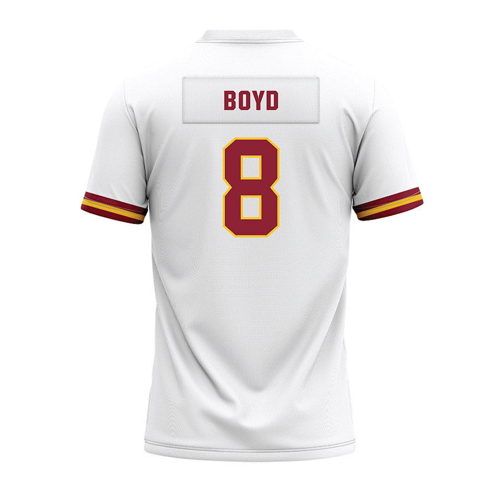 Iowa State - NCAA Football : Evan Boyd - White Premium Football Jersey-1