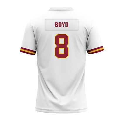 Iowa State - NCAA Football : Evan Boyd - White Premium Football Jersey-1