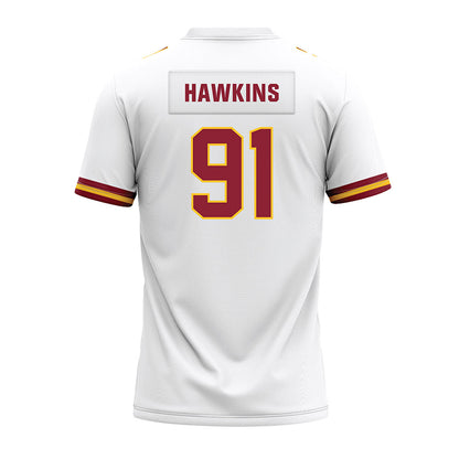 Iowa State - NCAA Football : Blake Hawkins - White Premium Football Jersey-1