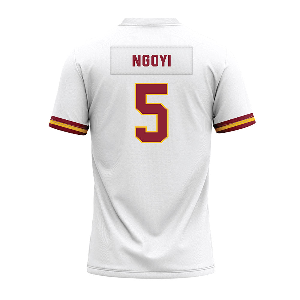 Iowa State - NCAA Football : Beni Ngoyi - White Premium Football Jersey-1
