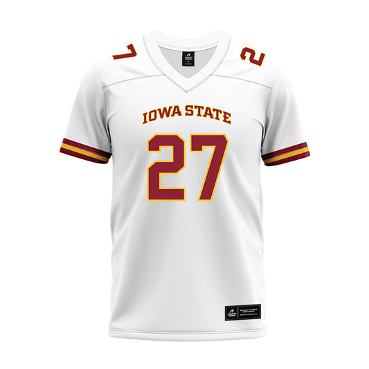 Iowa State - NCAA Football : Gabriel Wilson - White Premium Football Jersey-0