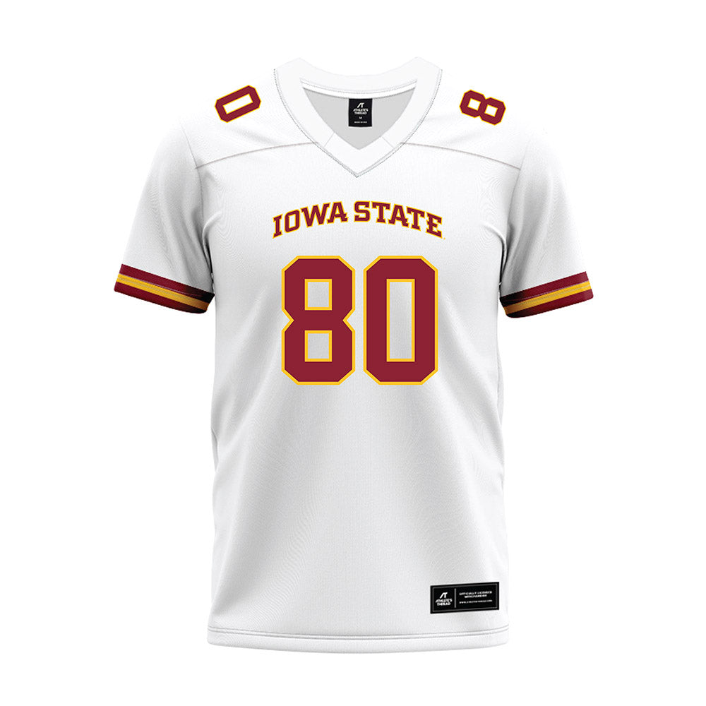 Iowa State - NCAA Football : Malcolm Watkins - White Premium Football Jersey-0