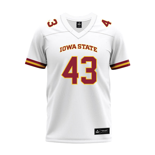 Iowa State - NCAA Football : Caden Matson - White Premium Football Jersey