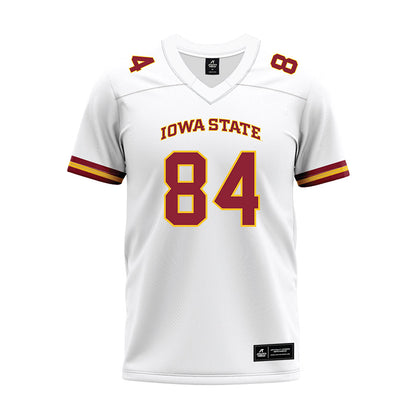 Iowa State - NCAA Football : Drew Byrd - White Premium Football Jersey-0