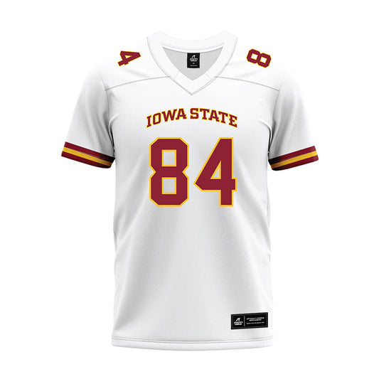 Iowa State - NCAA Football : Drew Byrd - White Premium Football Jersey-0