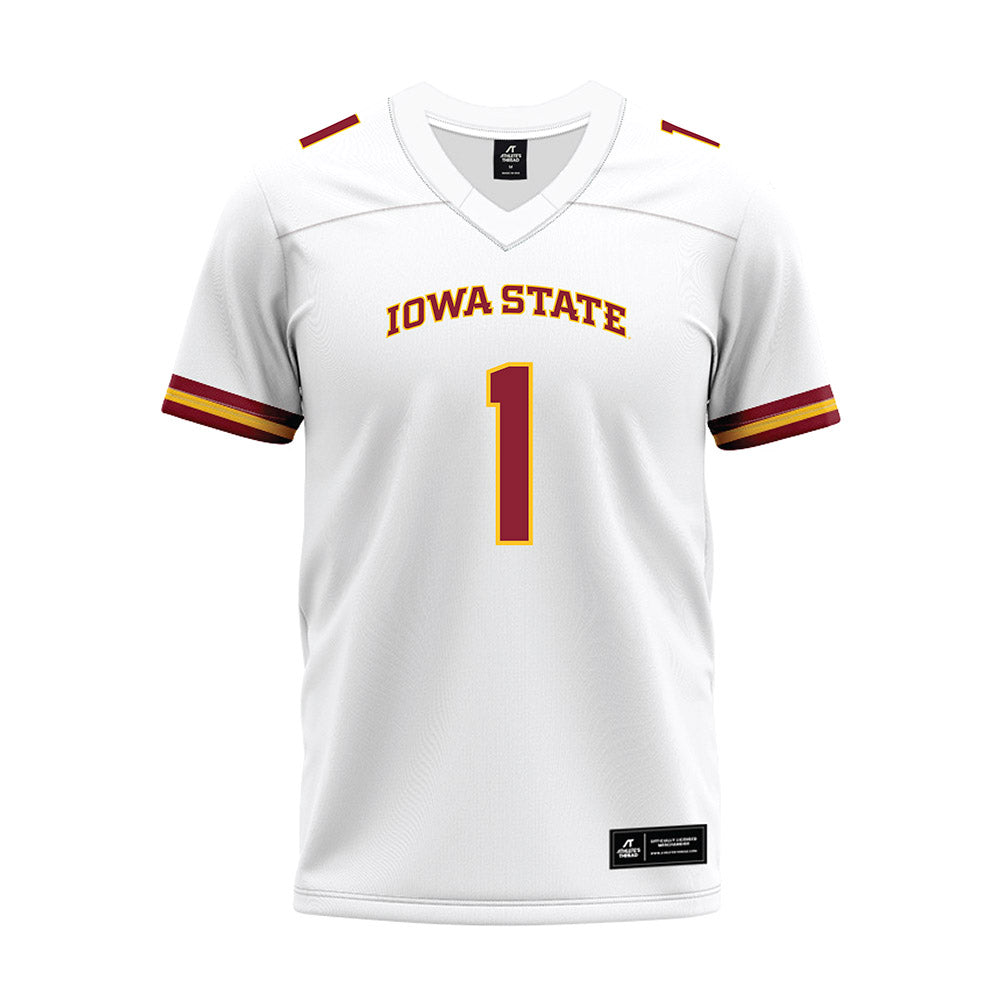 Iowa State - NCAA Football : Jaylen Raynor - White Premium Football Jersey-0