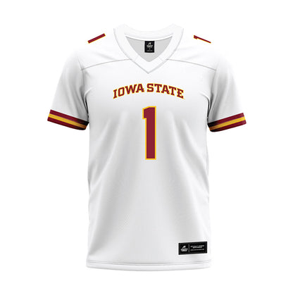 Iowa State - NCAA Football : Jaylen Raynor - White Premium Football Jersey-0