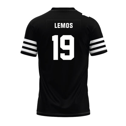 Iowa State - NCAA Football : Eddie Lemos - Black Premium Football Jersey-1